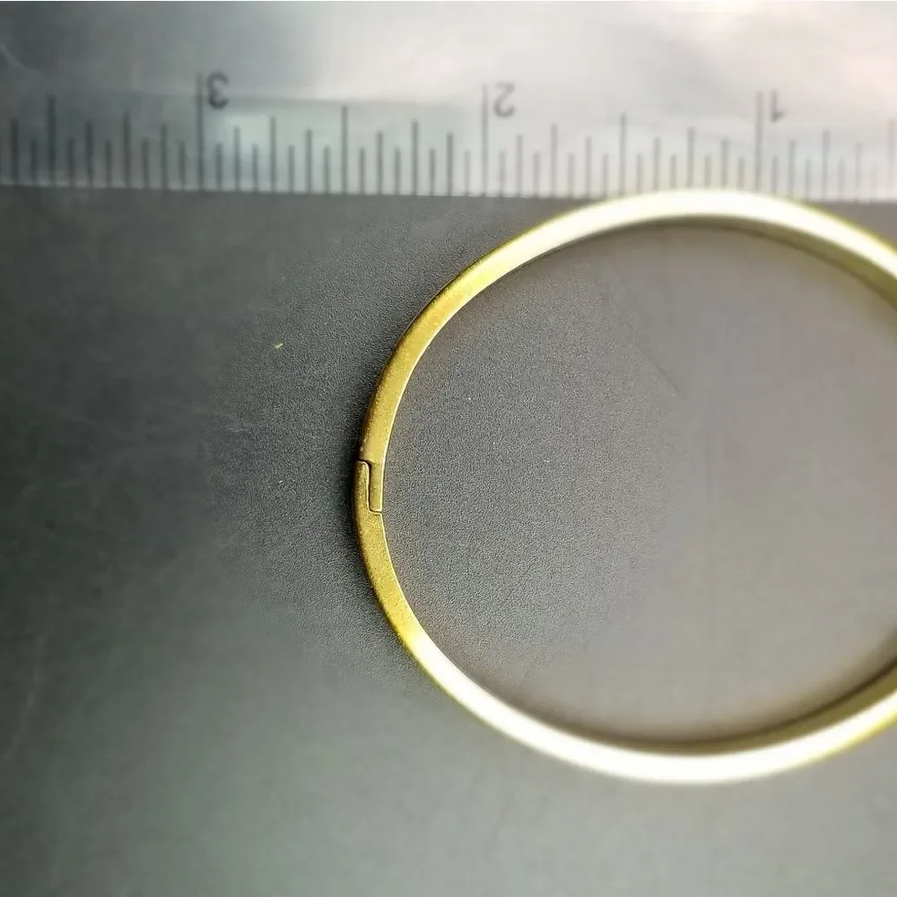Time is ticking heirloom hinge bracelet B816